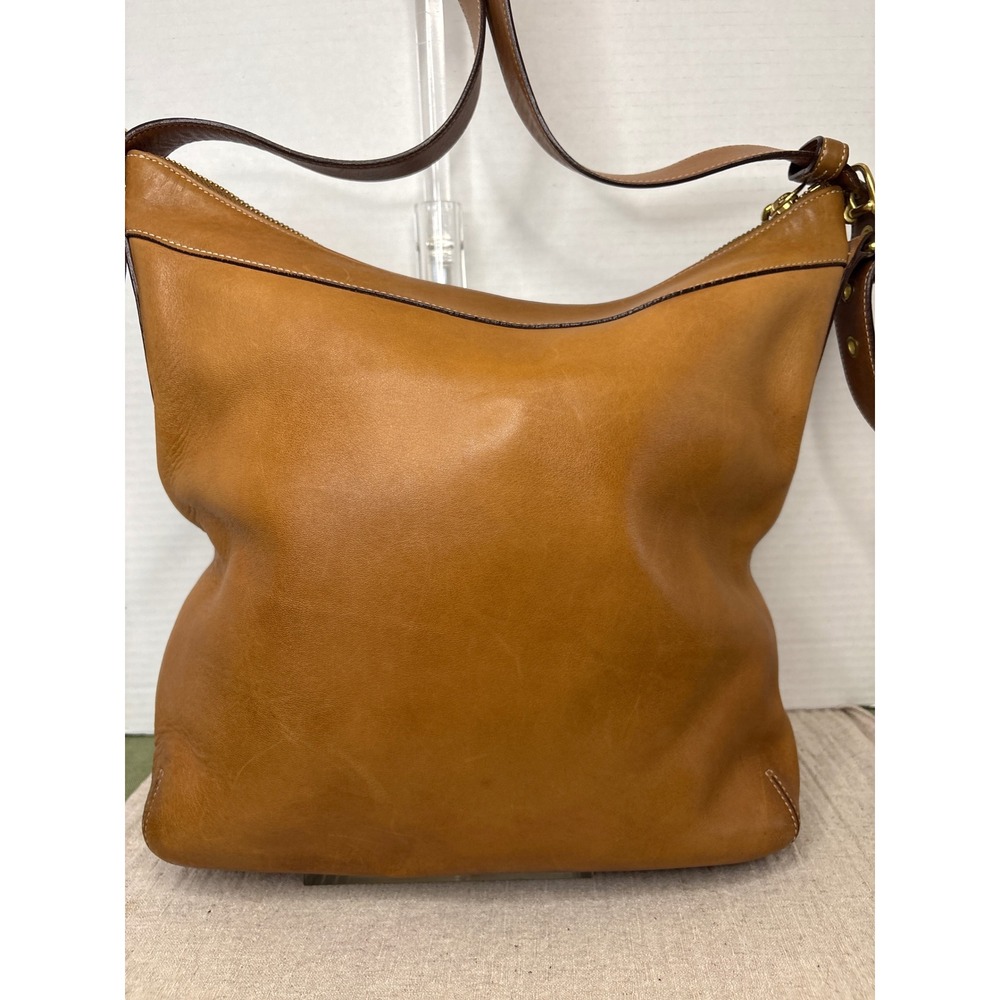 Coach Vintage Leather Hobo Bag Brown Burnished Glove Tanned 9325 - Picture 3 of 9